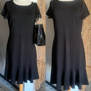 Lauren Ralph Lauren Dress Fit & Flare Black Size M